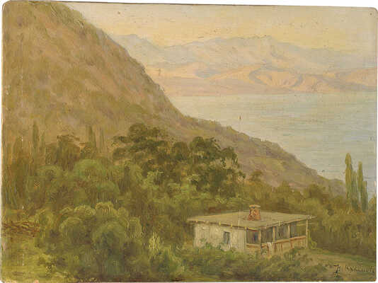 Крымов Николай Петрович. Летний пейзаж. Этюд 